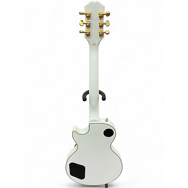 Used Epiphone Les Paul Custom Alpine White Solid Body Electric Guitar