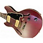 Used D'Angelico Deluxe Mini DC Satin Trans Wine Hollow Body Electric Guitar