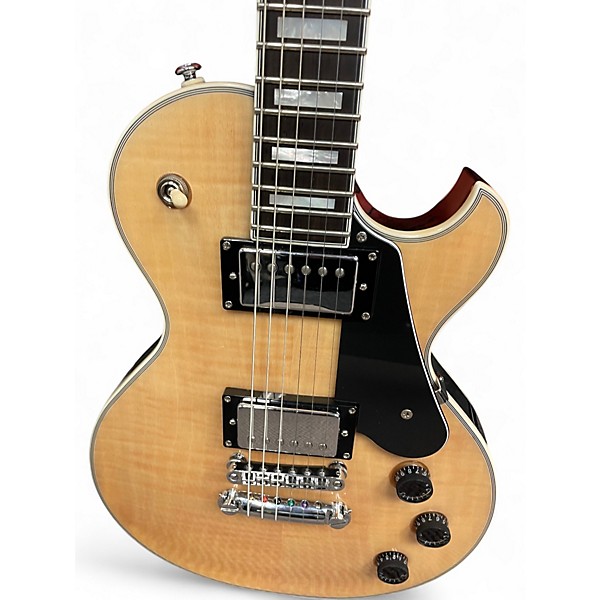 Used Schecter Guitar Research Solo II Custom Natural Gloss Solid Body Electric Guitar