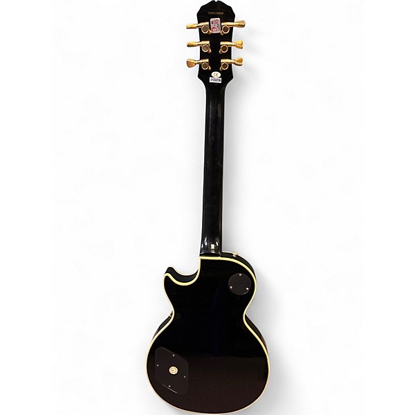 Used Epiphone Les Paul Custom Ebony Solid Body Electric Guitar