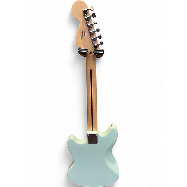 Used Squier Bullet Mustang HH Surf Green Solid Body Electric Guitar