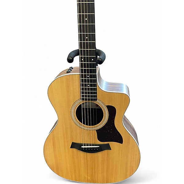 Used Taylor 214CE Natural Acoustic Electric Guitar