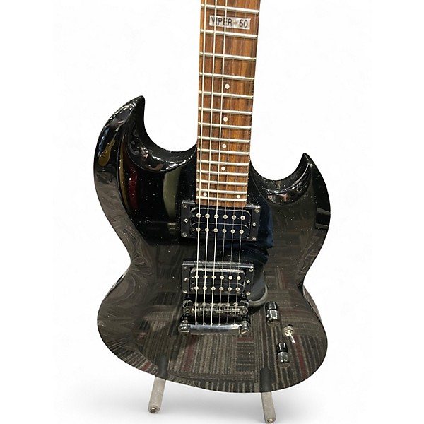 Used ESP LTD Viper 50 Black Solid Body Electric Guitar