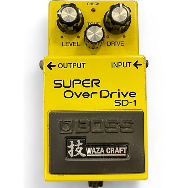 Used BOSS SD1W Super Overdrive Waza Craft Effect Pedal