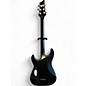 Used Schecter Guitar Research Damien Platinum 6 Flat Black Solid Body Electric Guitar