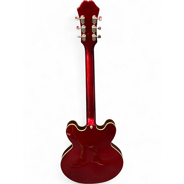 Used Epiphone Riviera Reissue Red Hollow Body Electric Guitar