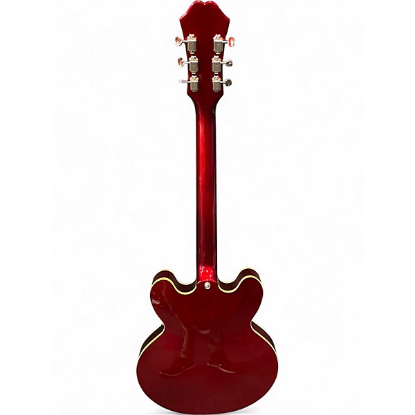 Used Epiphone Riviera Reissue Red Hollow Body Electric Guitar