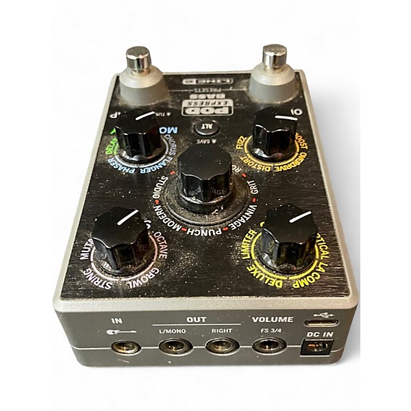 Used Line 6 Pod Express Bass Effect Pedal