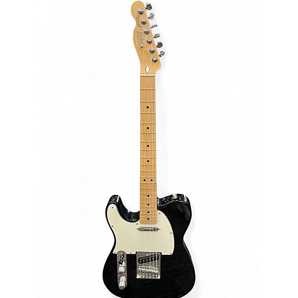 Used Fender Standard Telecaster Left Handed Black Electric Guitar