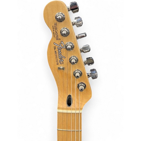 Used Fender Standard Telecaster Left Handed Black Electric Guitar