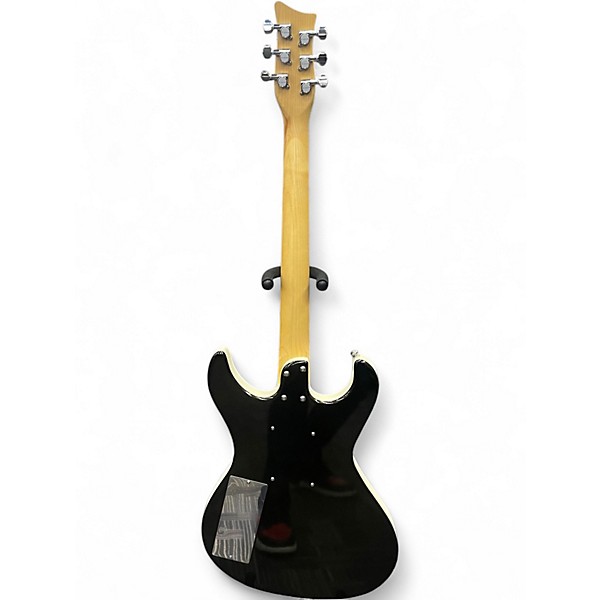 Used Danelectro Hodad Black Sparkle Solid Body Electric Guitar