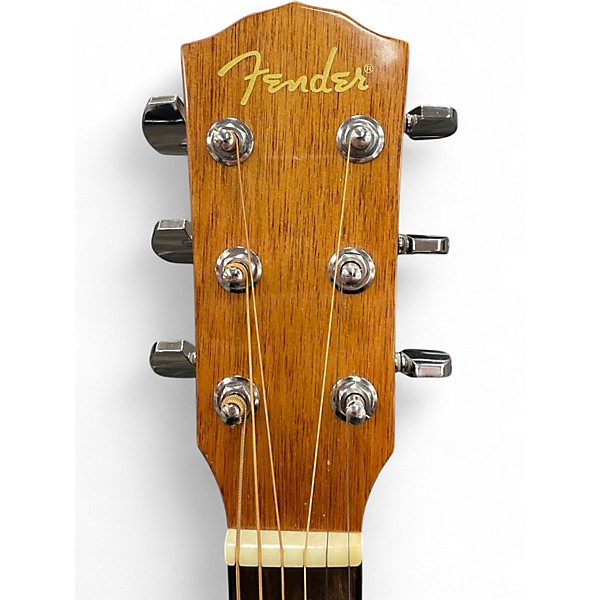 Used Fender GC140SCE Grand Concert Natural Acoustic Electric Guitar