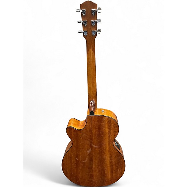 Used Fender GC140SCE Grand Concert Natural Acoustic Electric Guitar