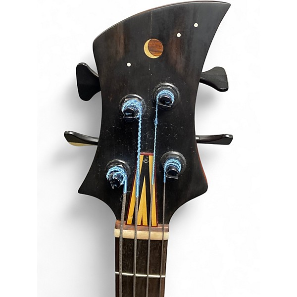 Used Mbj  Double Bit Custom 4 string bass Joe Kruze Natural Electric Bass Guitar