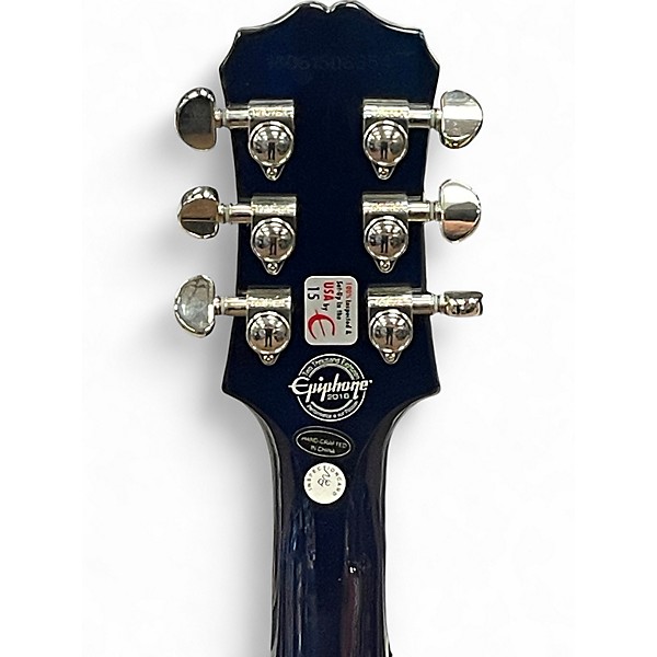 Used Epiphone Les Paul Standard Pro Blueberry Burst Solid Body Electric Guitar
