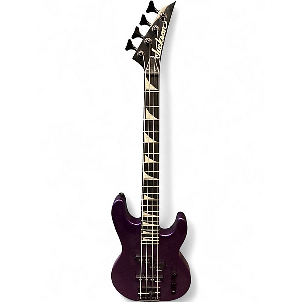 Used Jackson Concert Bass Minion JS1X Short-Scale Purple Electric Bass Guitar