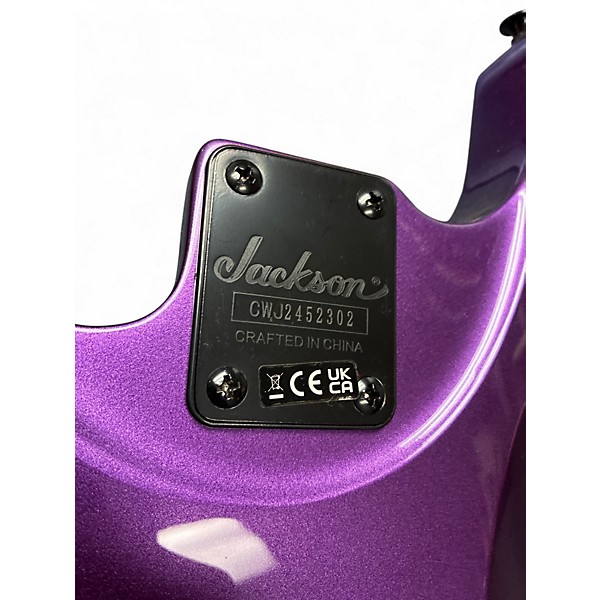 Used Jackson Concert Bass Minion JS1X Short-Scale Purple Electric Bass Guitar