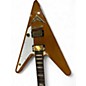 Used 2007 Gibson Reverse Flying V  Trans Amber Solid Body Electric Guitar