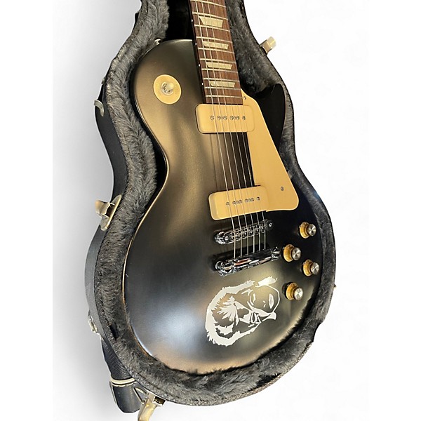 Used 2010 Gibson Les Paul Studio '60s Tribute P90  Black Solid Body Electric Guitar