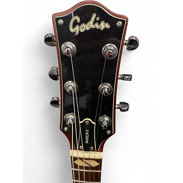 Used Godin Radium X Rustic Burst Solid Body Electric Guitar
