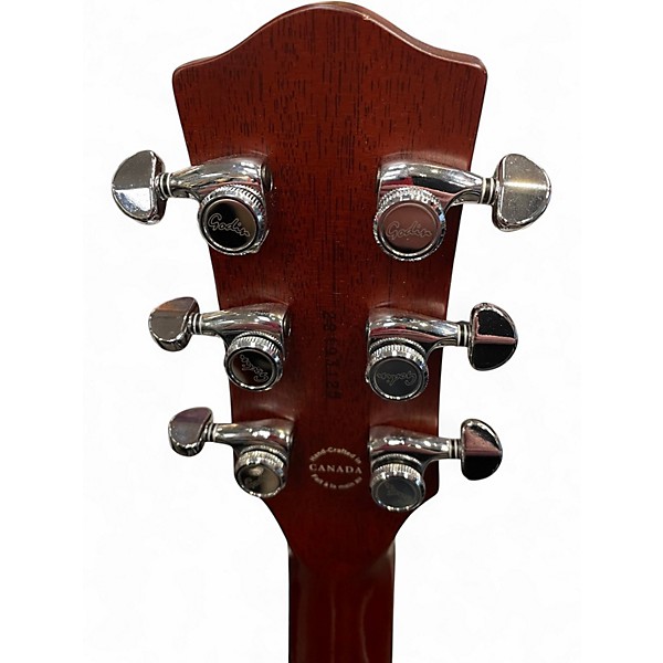 Used Godin Radium X Rustic Burst Solid Body Electric Guitar