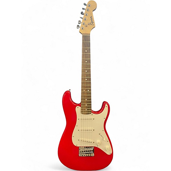 Used Squier Mini Affinity Stratocaster Candy Apple Red Electric Guitar