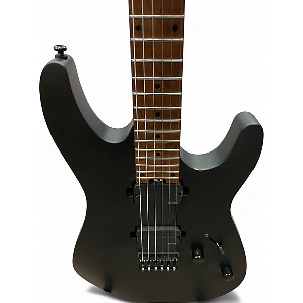 Used Harley Benton Fusion-IV HH Black Solid Body Electric Guitar