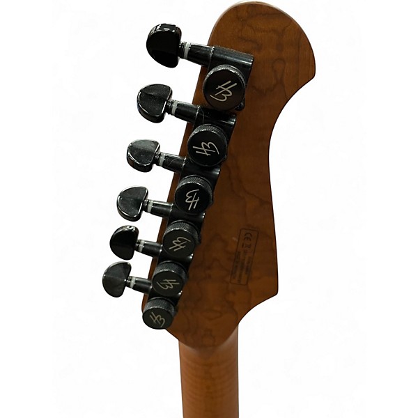 Used Harley Benton Fusion-IV HH Black Solid Body Electric Guitar