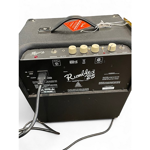 Used Fender Rumble 25 25W 1x8 Bass Combo Amp
