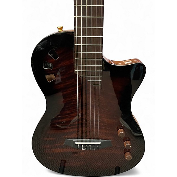 Used Cordoba Stage Edge Burst Classical Acoustic Electric Guitar