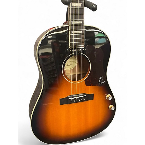 Used Epiphone EJ-160E SUNBURST Acoustic Electric Guitar