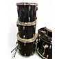 Used Pearl 5 Piece Export Black Drum Kit