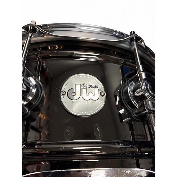 Used DW 14X6.5 Design Series Snare BLACK NICKEL Drum