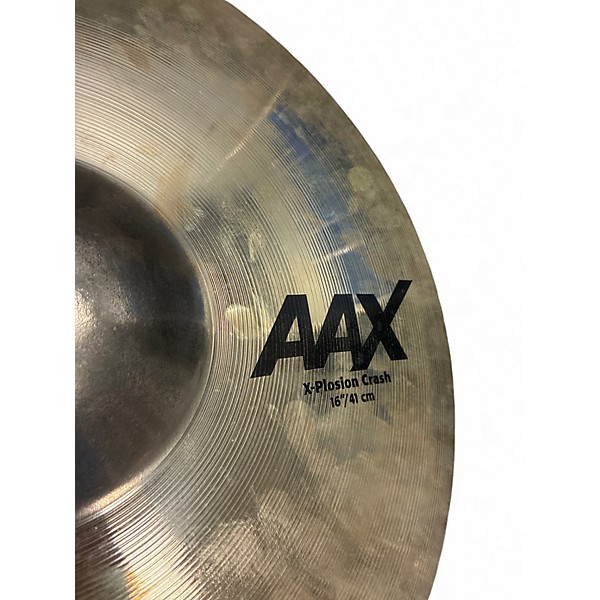 Used SABIAN 16in AAX Xplosion Crash Cymbal