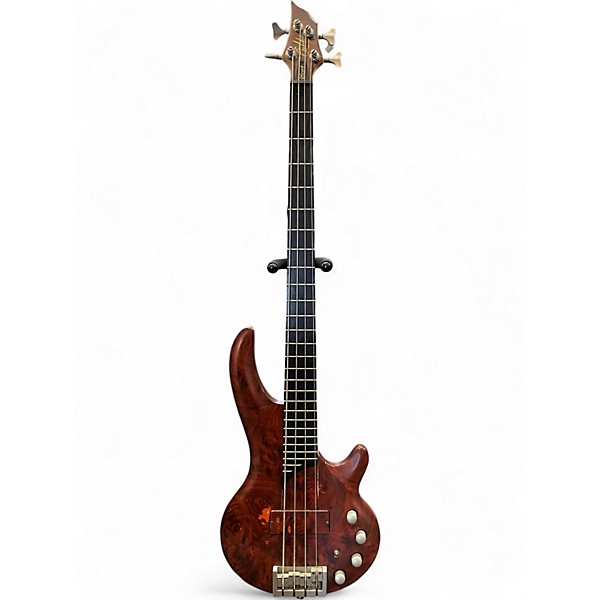Vintage 2000s Cort Curt Corbow Signature Natural Electric Bass Guitar