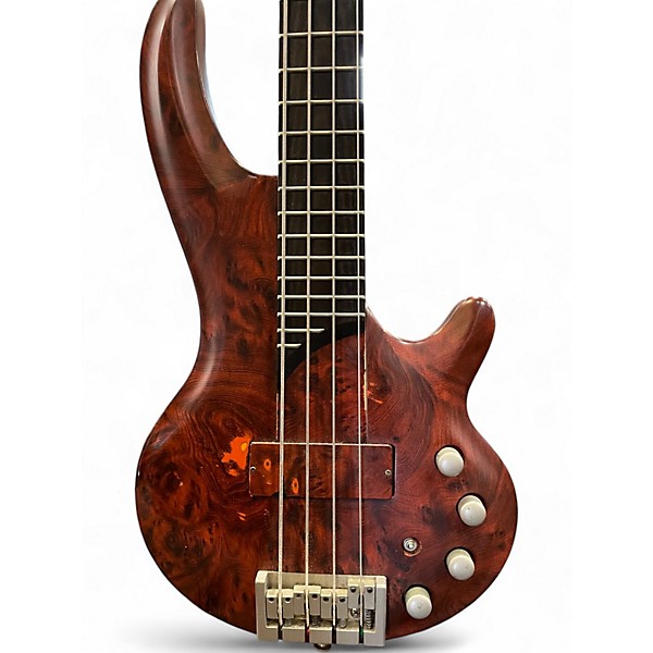 Vintage 2000s Cort Curt Corbow Signature Natural Electric Bass Guitar