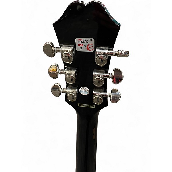 Used 2022 Epiphone Hummingbird Pro Black Acoustic Electric Guitar