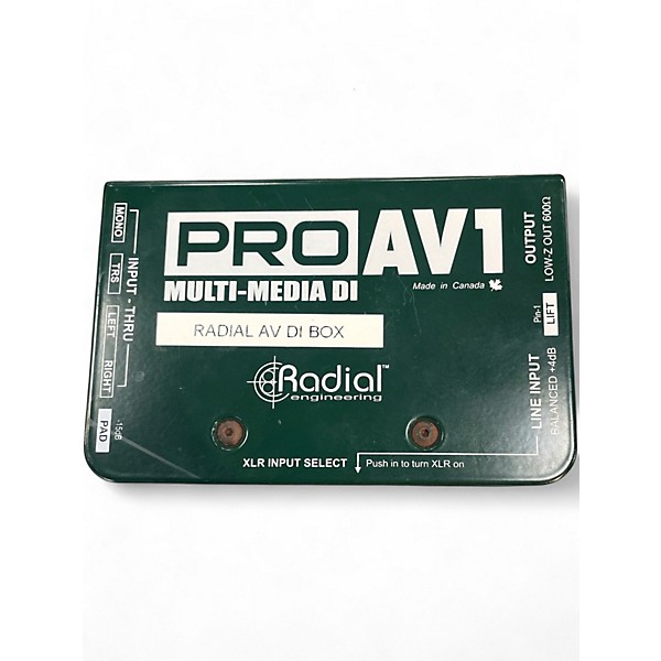 Used Radial Engineering ProAV1 Direct Box