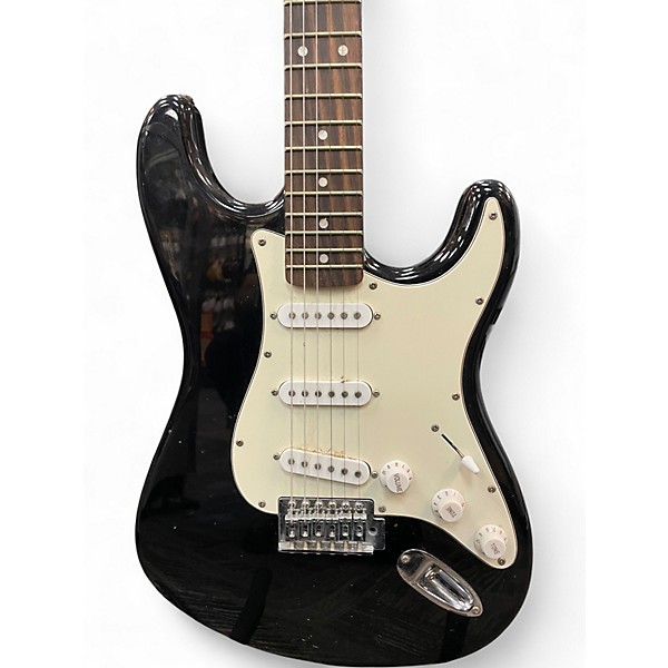 Used 2010s SX VTG STRAT (VINTAGE SERIES) Black Solid Body Electric Guitar