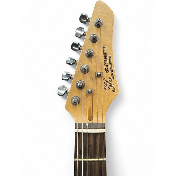 Used 2010s SX VTG STRAT (VINTAGE SERIES) Black Solid Body Electric Guitar