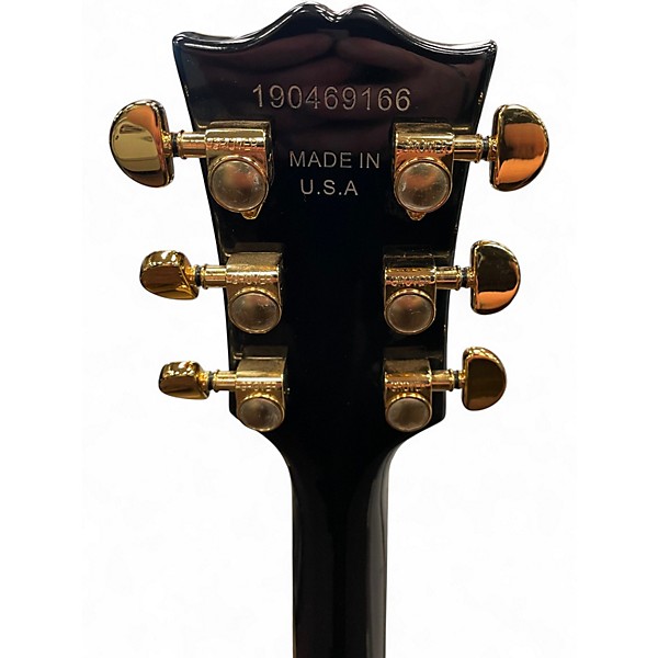 Used Gibson Les Paul Custom Ebony Solid Body Electric Guitar