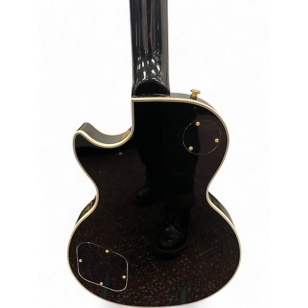 Used Gibson Les Paul Custom Ebony Solid Body Electric Guitar