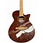 Used Ibanez AEG12II Natural Mahogany Acoustic Electric Guitar