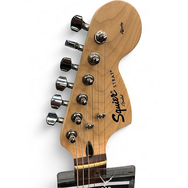 Used Squier Affinity Stratocaster Black Solid Body Electric Guitar