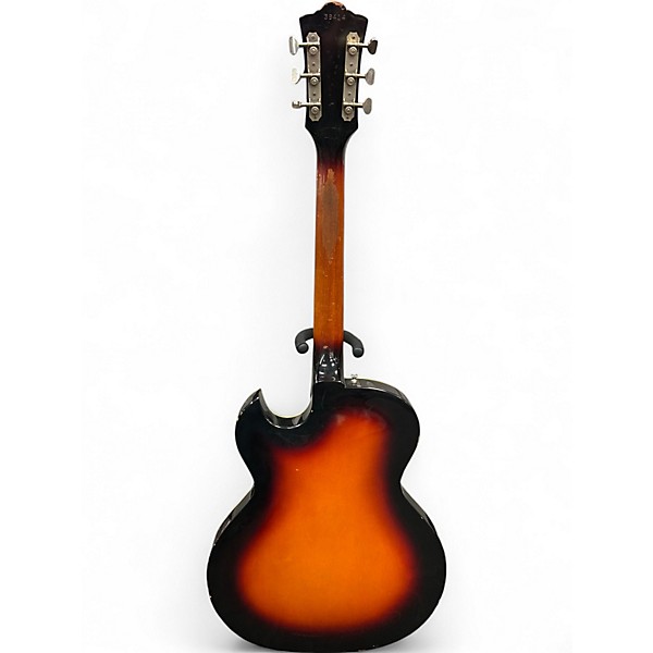 Used Guild T-100 SUNBURST Hollow Body Electric Guitar