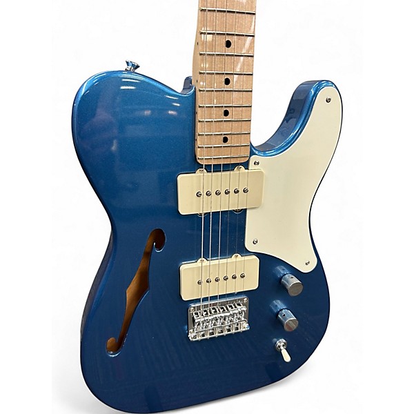 Used Squier Carbonita telecaster blue Hollow Body Electric Guitar