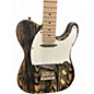 Used Slick SL55 Trans Black Solid Body Electric Guitar