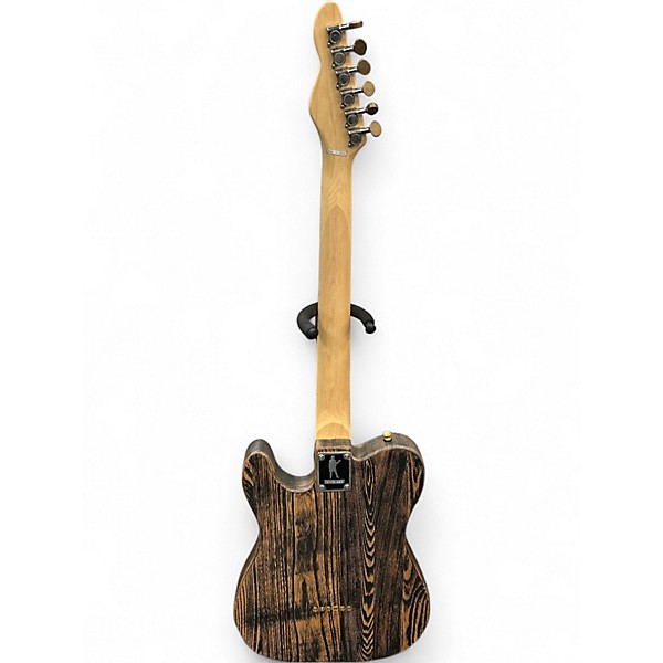 Used Slick SL55 Trans Black Solid Body Electric Guitar