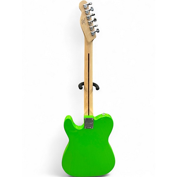 Used Squier Paranormal Esquire Apple Green Solid Body Electric Guitar