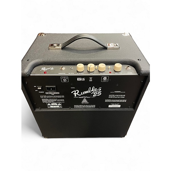 Used Fender Rumble 25 25W 1x8 Bass Combo Amp